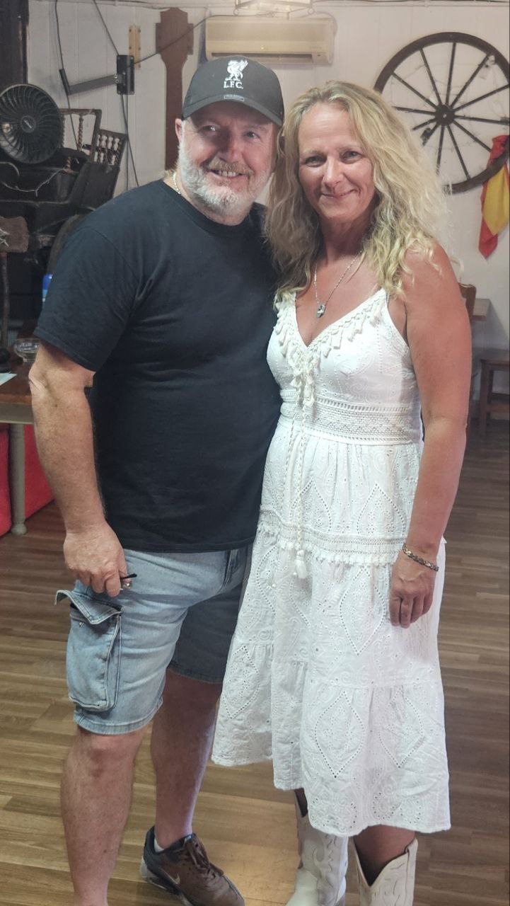 Rob Fowler mit Melanie Fahrion